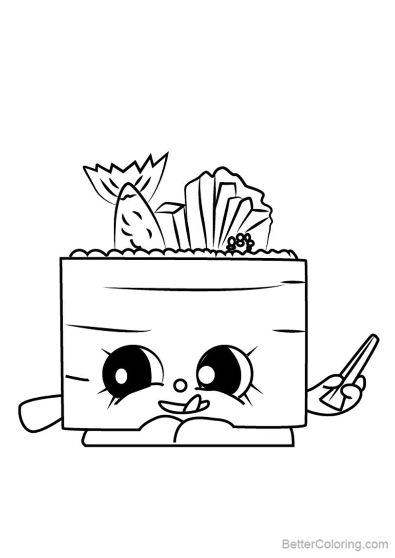 Download Suzie Sushi from Shopkins Coloring Pages - Free Printable ...