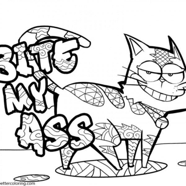 Swear Word Coloring Pages for Adults - Free Printable Coloring Pages