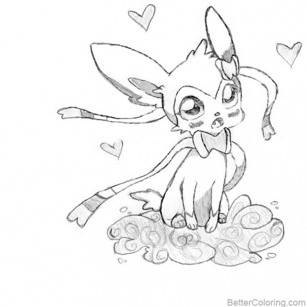10 Enchanting Sylveon Coloring Pages for Kids: Unleash the Magic of the Fairy-Type Pokémon