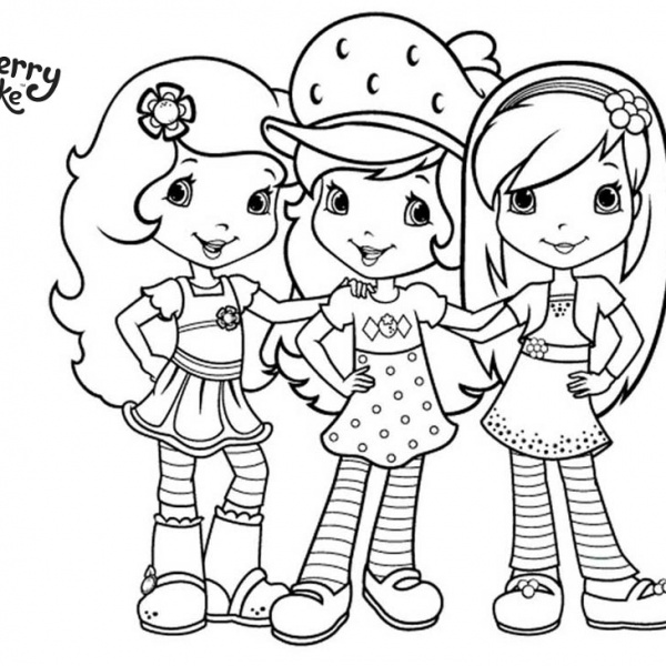 Strawberry Shortcake Coloring Pages Orange Blossom - Free Printable
