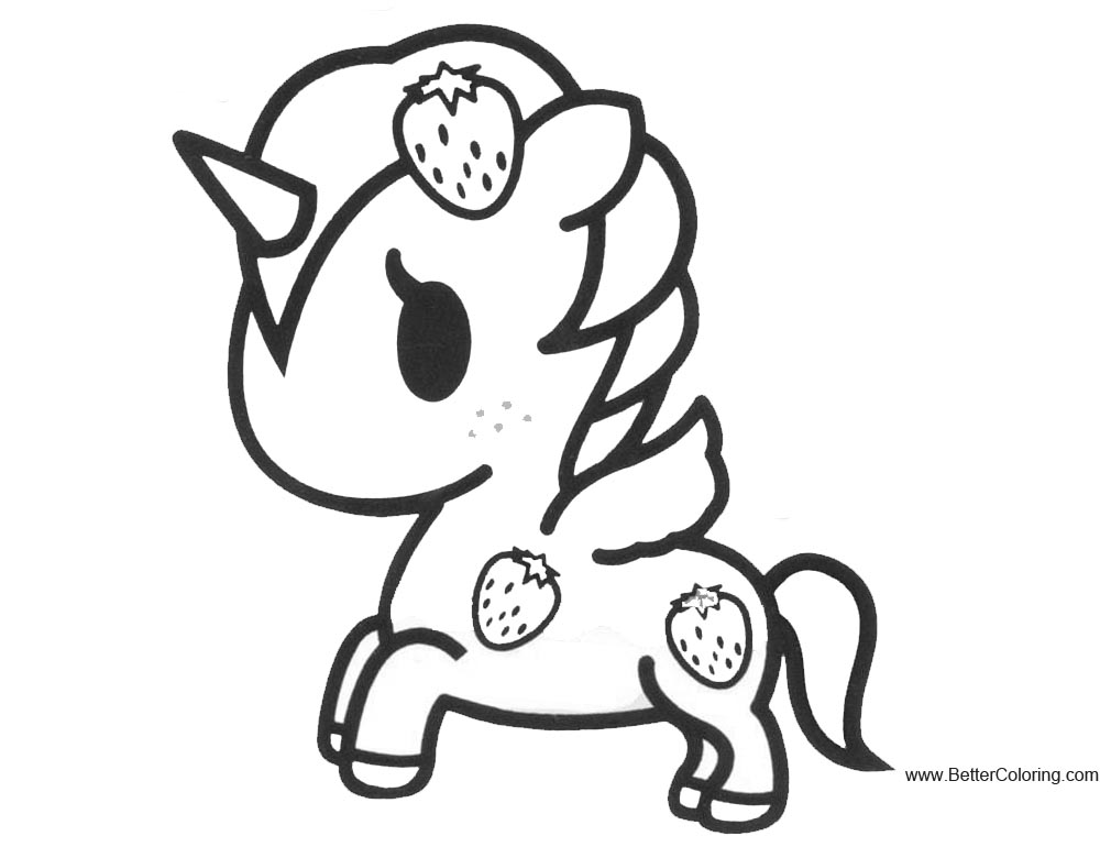 Tokidoki Coloring Pages Unicorn Ruby - Free Printable Coloring Pages