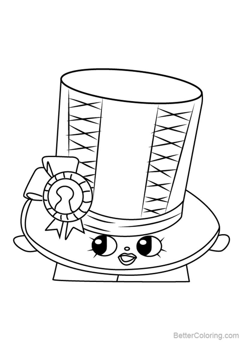 Free Toni Topper from Shopkins Coloring Pages printable