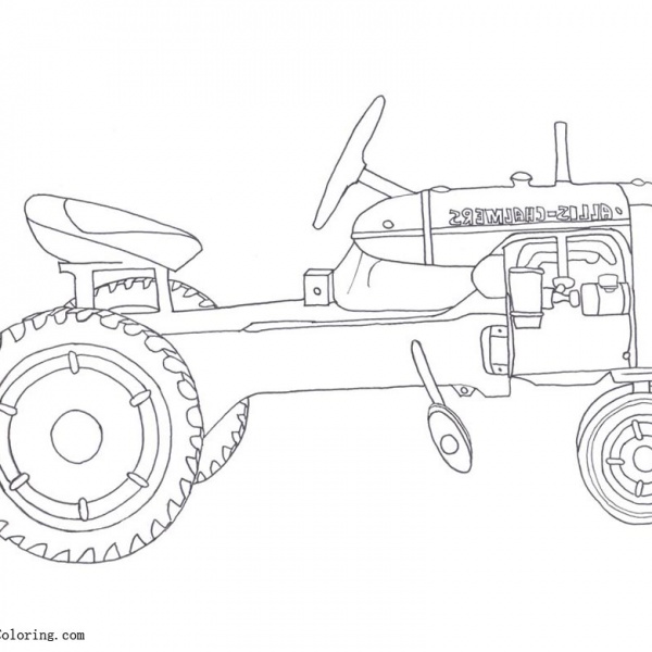 Working Tractor Coloring Pages - Free Printable Coloring Pages
