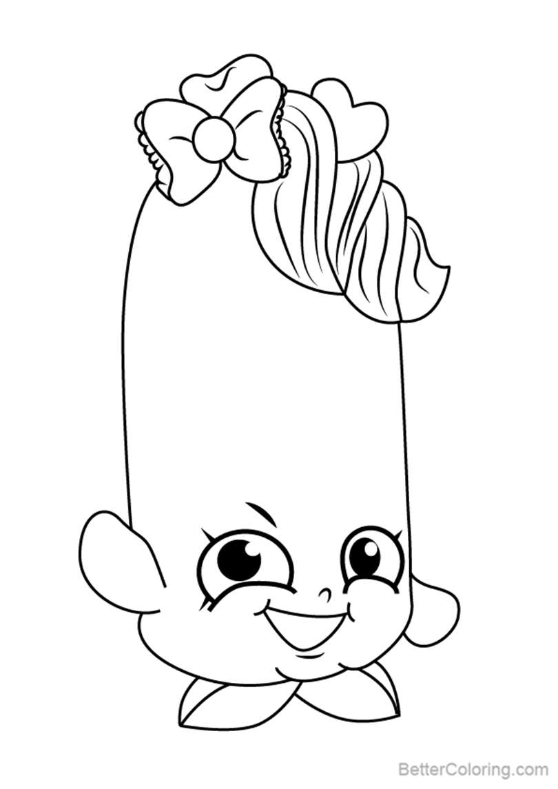 Free Twinky Winks from Shopkins Coloring Pages printable