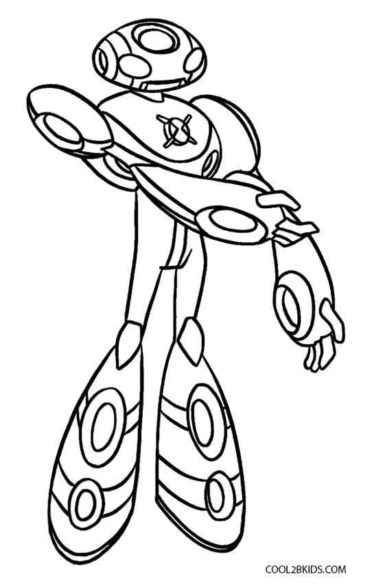 Free Ultimate Alien from Ben 10 Coloring Pages Characters printable
