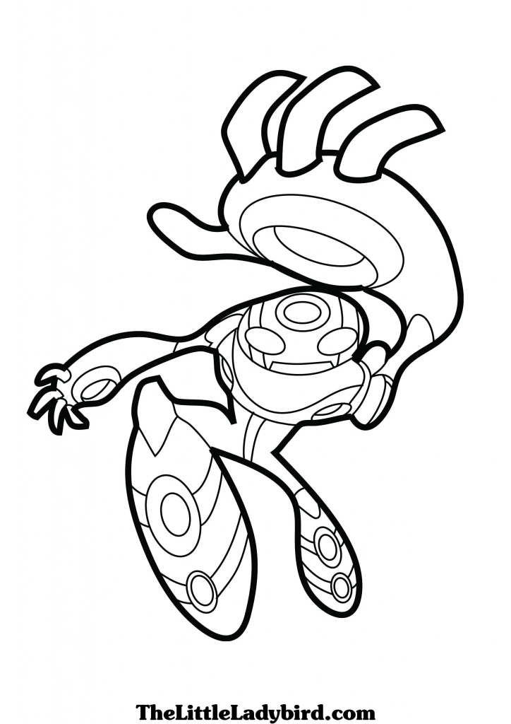 Ultimate Echo Echo from Ben 10 Coloring Pages - Free Printable Coloring