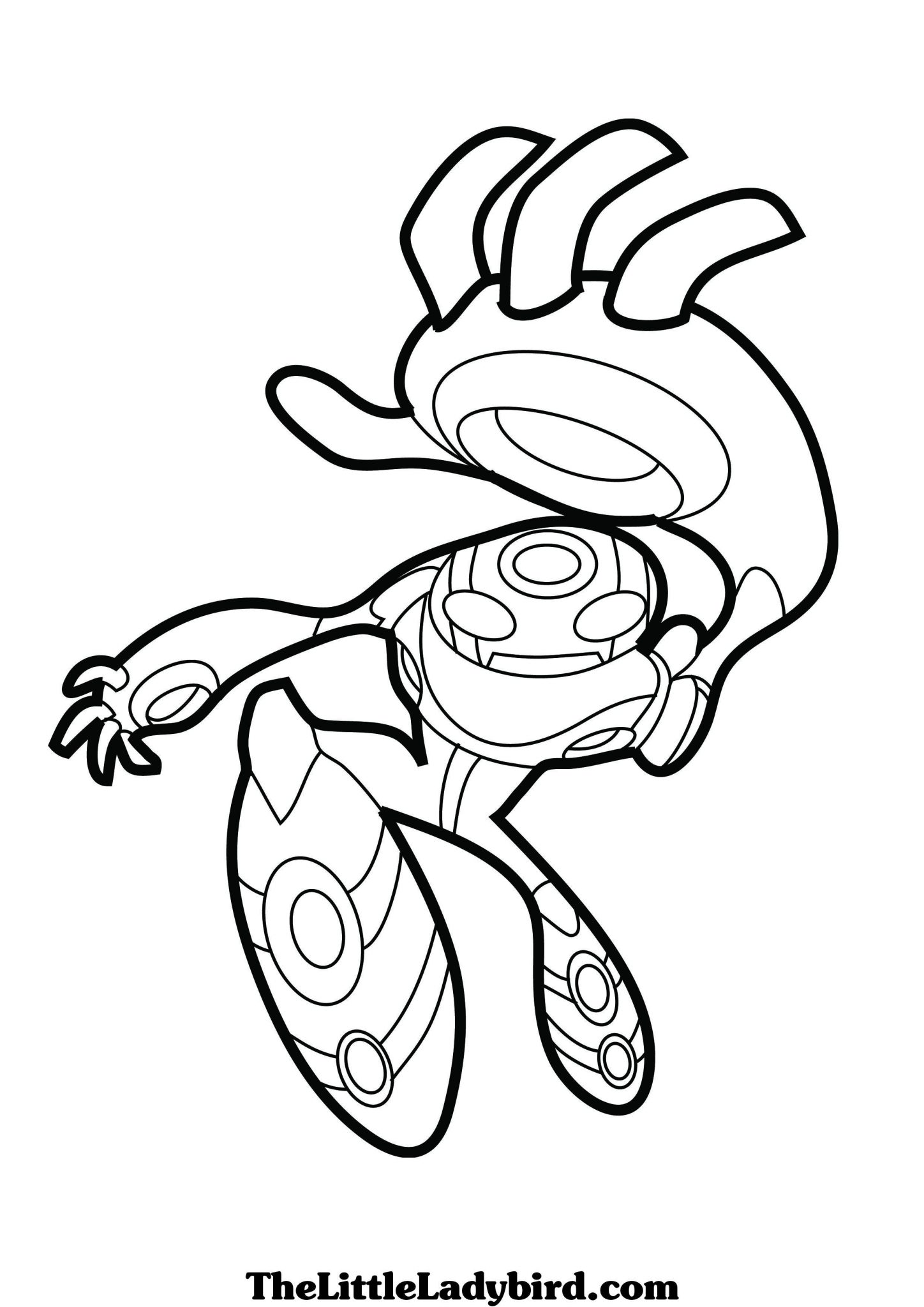 Free Ultimate Echo Echo from Ben 10 Coloring Pages printable
