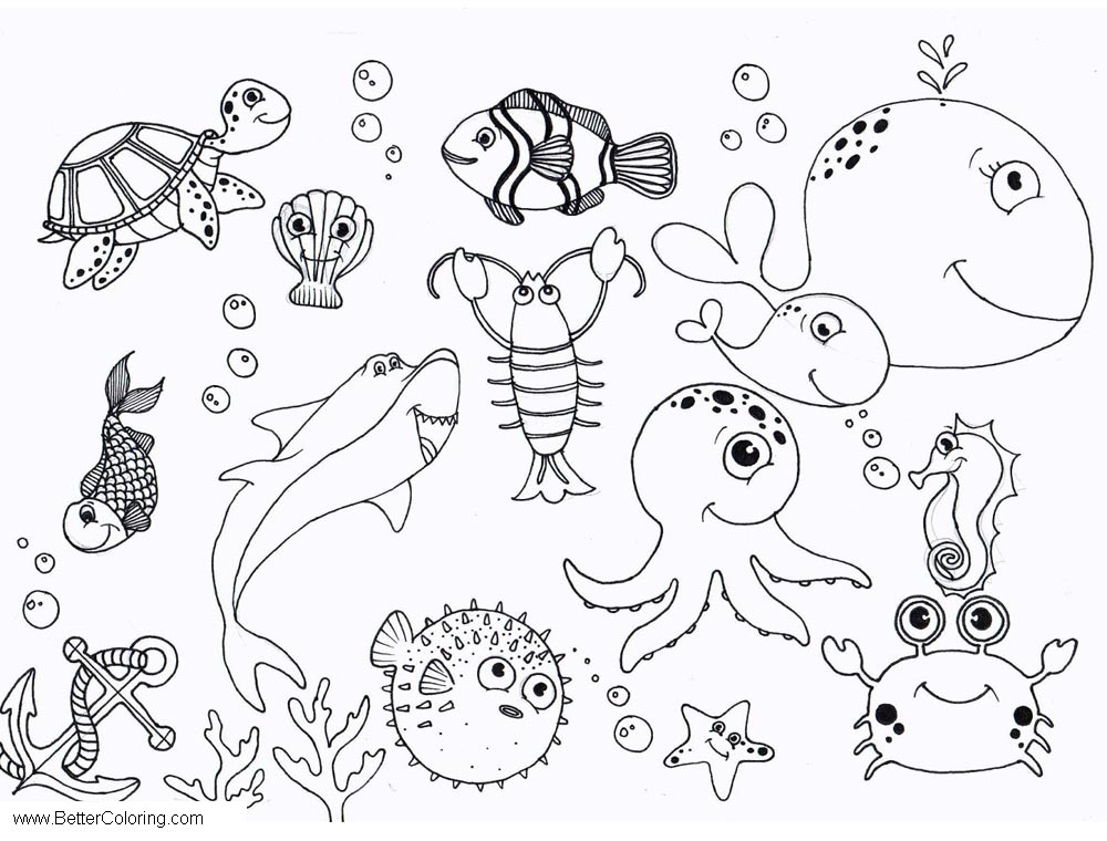 Download Under The Sea Octopus Coloring Pages - Free Printable ...