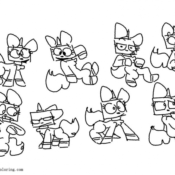 UniKitty Coloring Pages Hawkodile - Free Printable Coloring Pages
