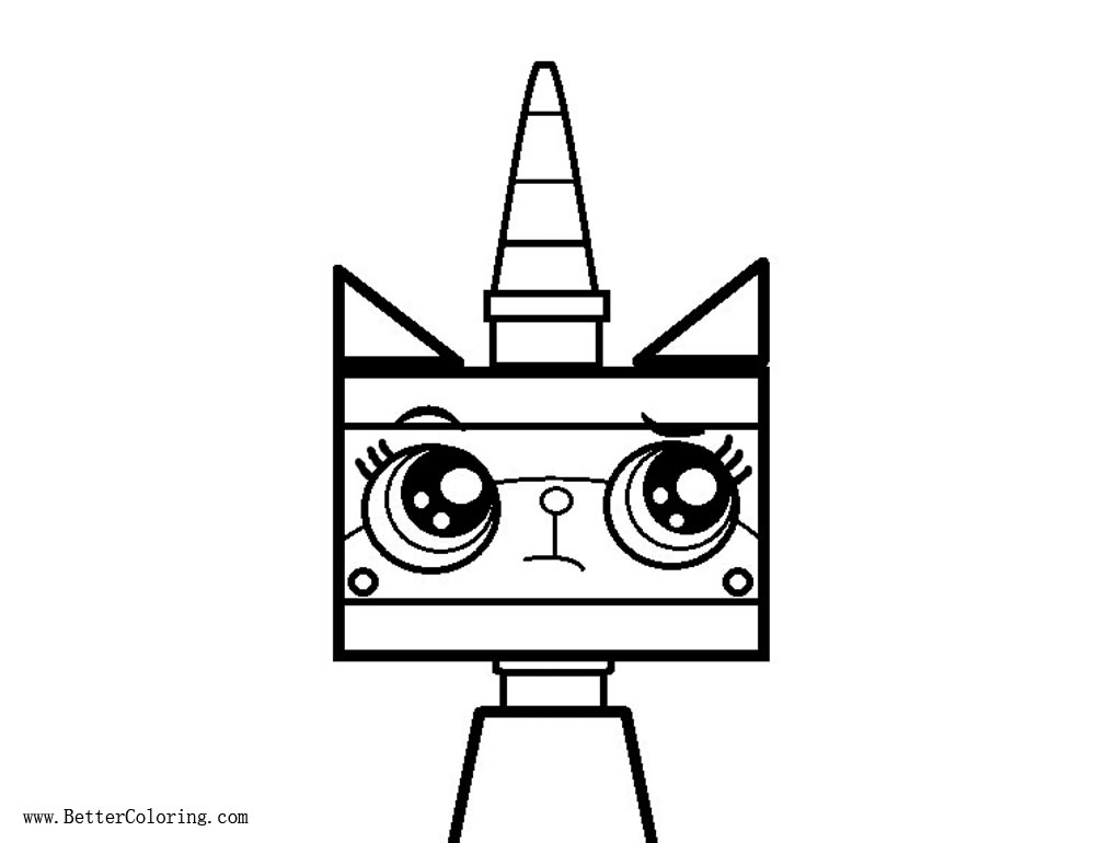 Unikitty Coloring Pages by Showlover - Free Printable Coloring Pages