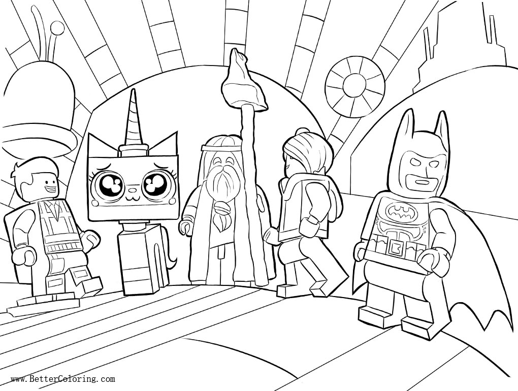 Download Unikitty Coloring Pages with Lego Friends - Free Printable ...