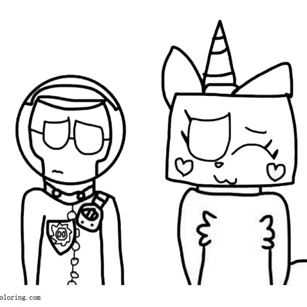 UniKitty Coloring Pages Puppycorn - Free Printable ...