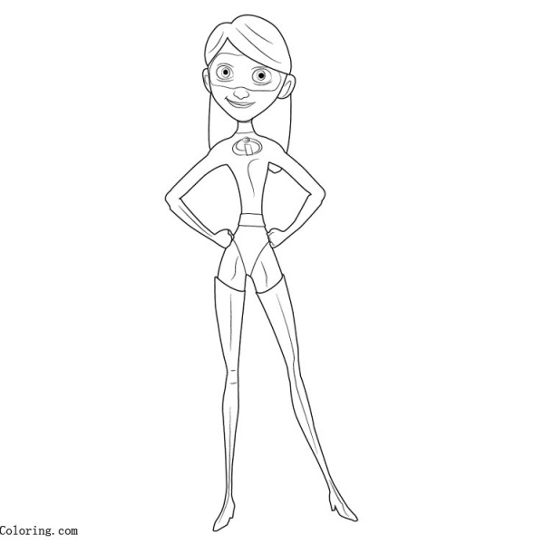Incredibles 2 Coloring Pages Mr Incredible - Free Printable Coloring Pages