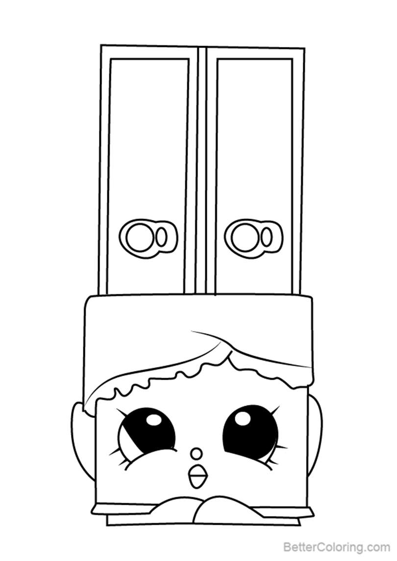 Wanda Wafer from Shopkins Coloring Pages - Free Printable Coloring Pages