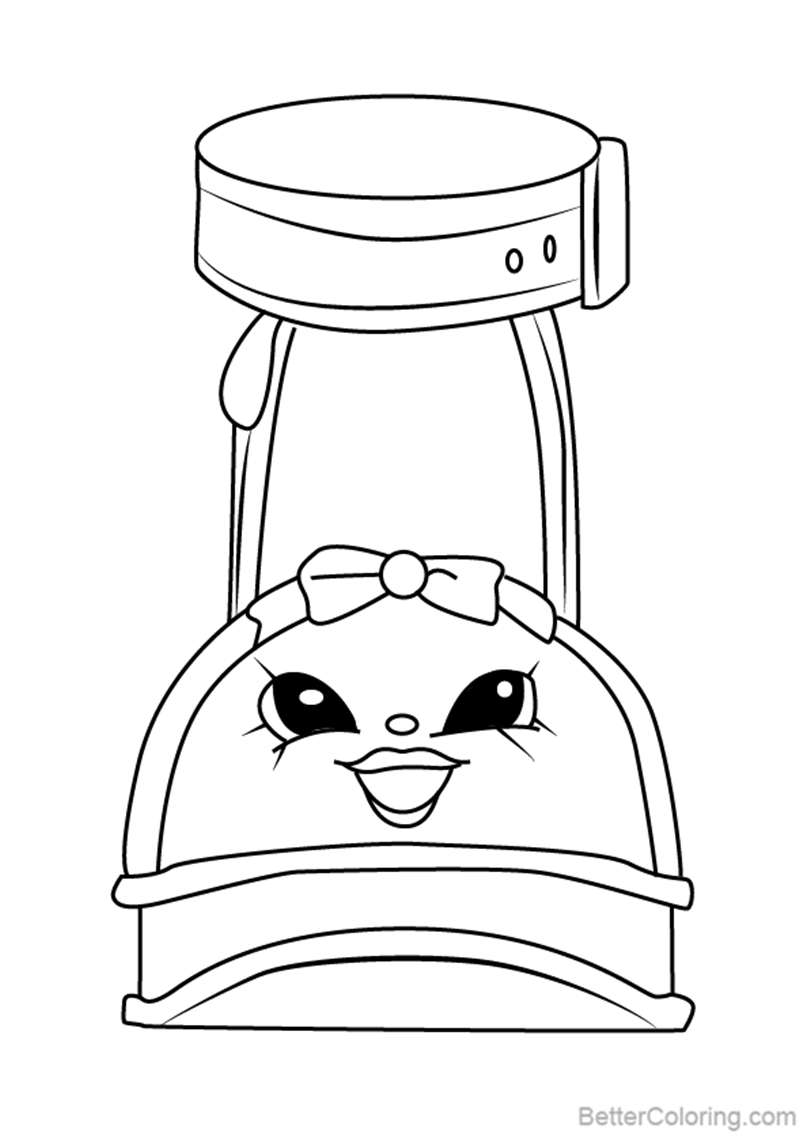 Free Wilma Wedge from Shopkins Coloring Pages printable