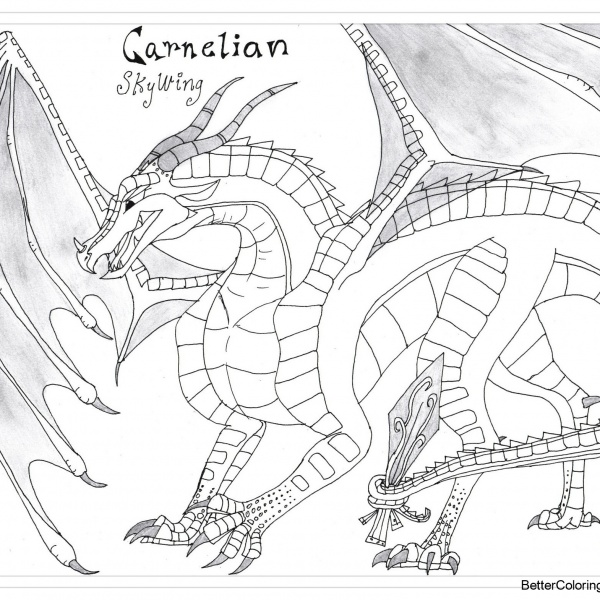 Wings of Fire Coloring Pages - Free Printable Coloring Pages