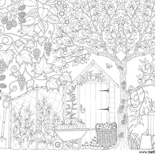 Garden Coloring Pages Clip Art - Free Printable Coloring Pages