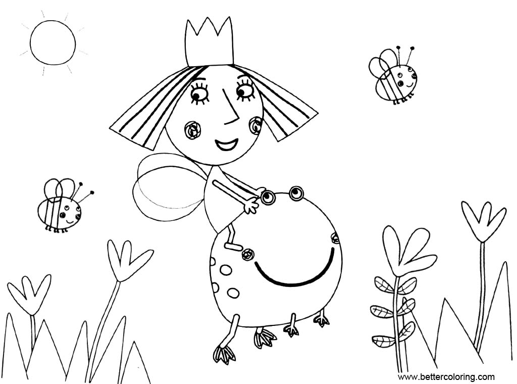 Ben And Holly Coloring Pages For Kids Coloring Page Blog - Riset