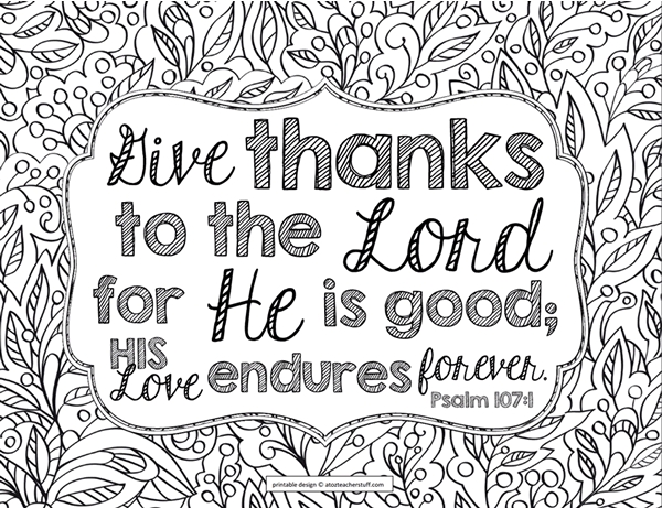Free Bible Psalm Verse Coloring Pages printable