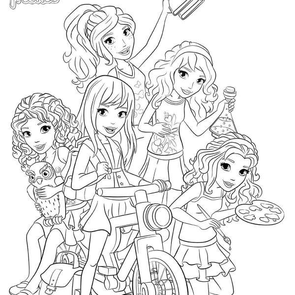 Mia from LEGO Friends Coloring Pages - Free Printable Coloring Pages