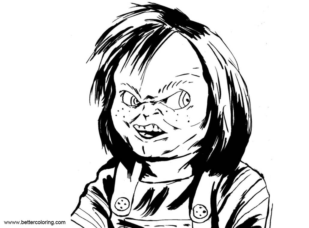 Chucky Coloring Sheets 5 Coloring Pages