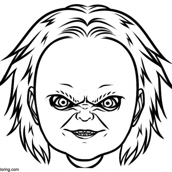 Chucky Coloring Pages Chucky Childs Play - Free Printable Coloring Pages