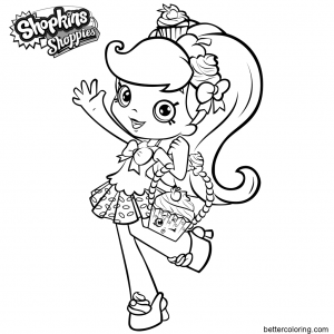 Shoppies Coloring Pages Jessicake - Free Printable Coloring Pages