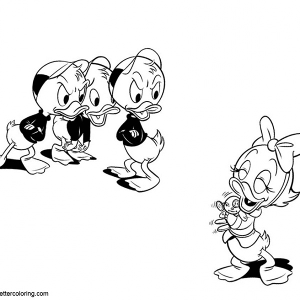 DuckTales Coloring Pages Play with Kids - Free Printable Coloring Pages
