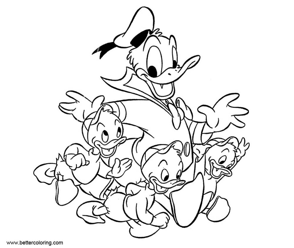 DuckTales Coloring Pages Play with Kids - Free Printable Coloring Pages