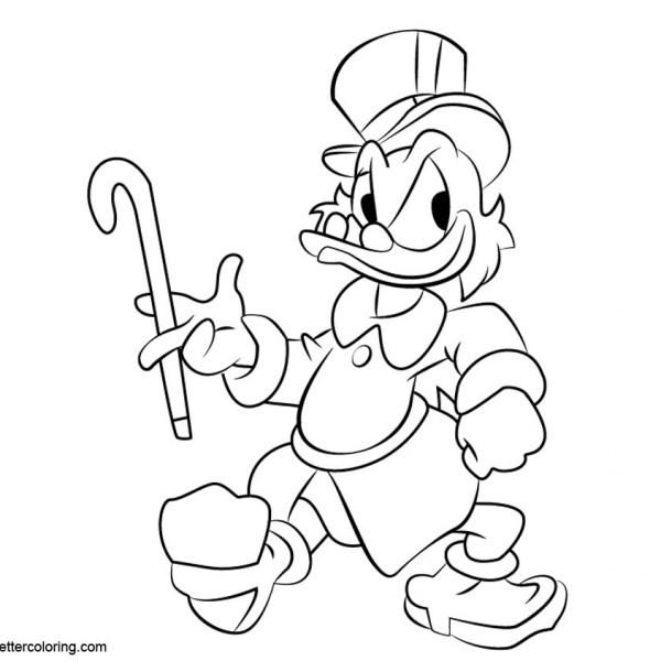 DuckTales Coloring Pages Play with Kids - Free Printable Coloring Pages