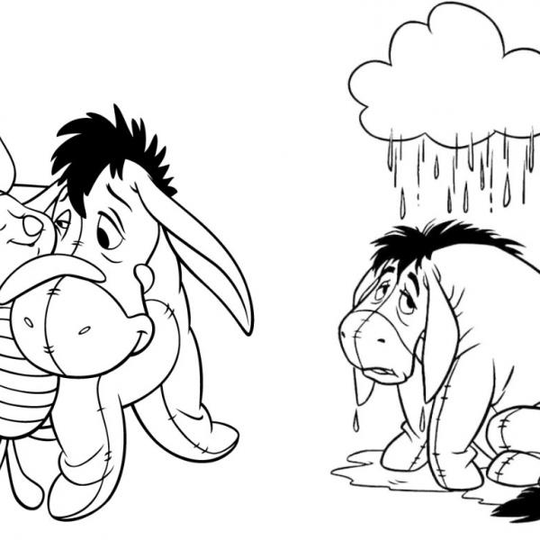 Eeyore Coloring Pages - Free Printable Coloring Pages