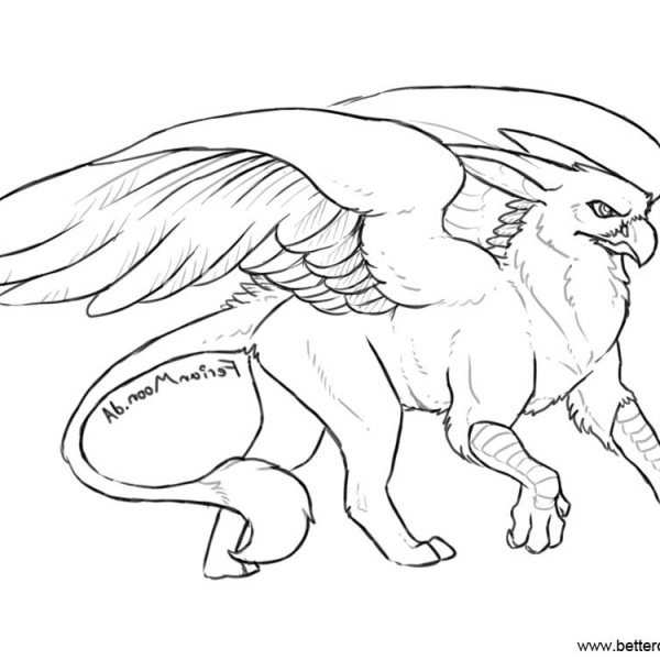 Gryphon Coloring Pages Coloring Pages