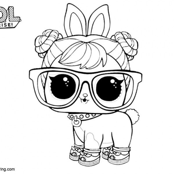 LOL Pets Coloring Pages Honey Bun - Free Printable Coloring Pages