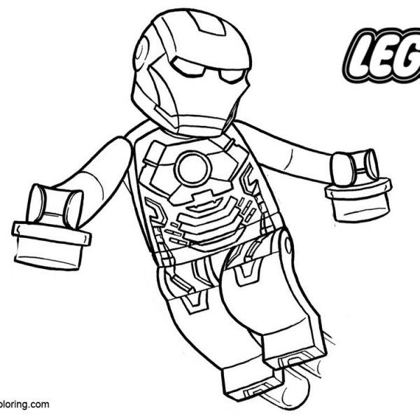 lego superhero drawing