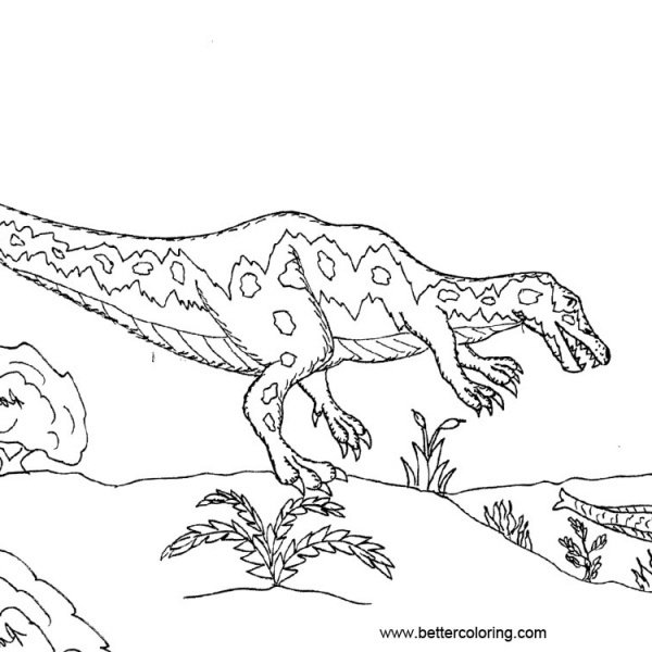 Jurassic World Suchomimus Coloring Pages - Free Printable Coloring Pages