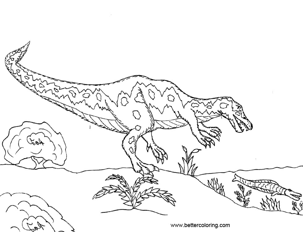 Jurassic World Baryonyx Coloring Pages - Free Printable Coloring Pages