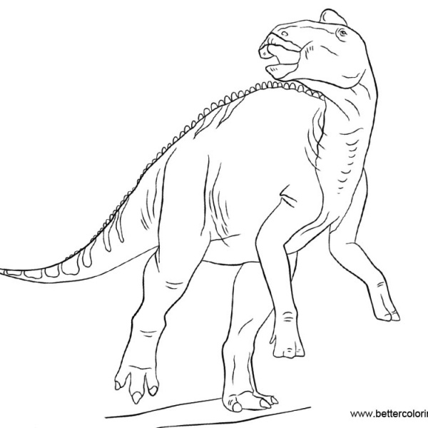 Jurassic World Baryonyx Coloring Pages - Free Printable Coloring Pages