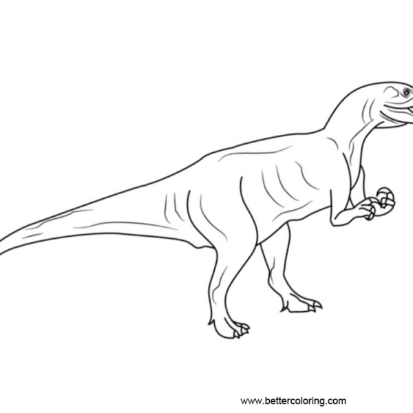 Baryonyx from Jurassic World Coloring Pages - Free Printable Coloring Pages