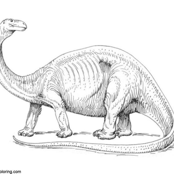 iguanodon coloring page