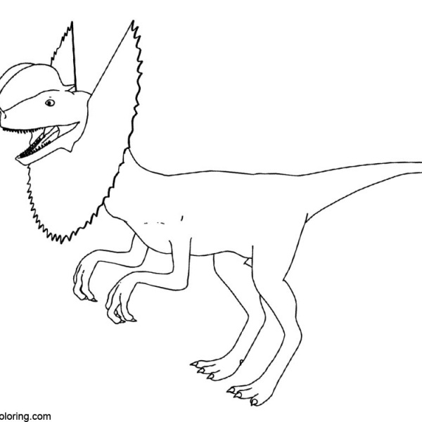 iguanodon coloring page