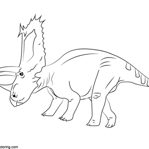 Triceratops Dinosaur of Jurassic World Fallen Kingdom Coloring Pages ...