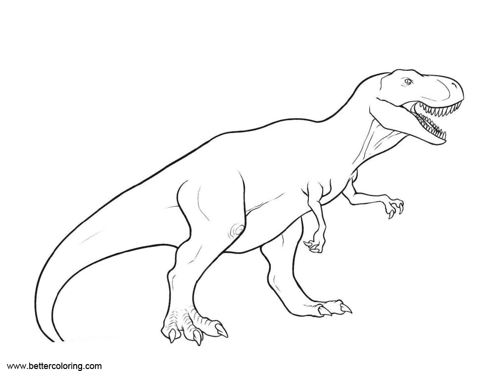 Jurassic World Fallen Kingdom Coloring Pages T Rex - Free ...