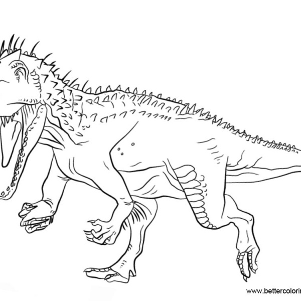 mosasaurus jurassic world coloring pages