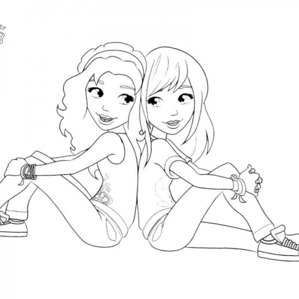 LEGO Friends Olivia Coloring Pages - Free Printable Coloring Pages