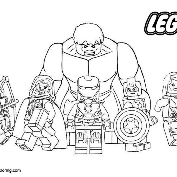 LEGO Superhero Coloring Pages Wolverine - Free Printable Coloring Pages
