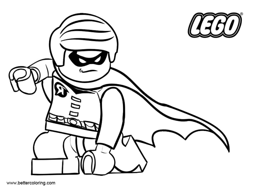 Download LEGO Superhero Coloring Pages Line Drawing - Free Printable Coloring Pages