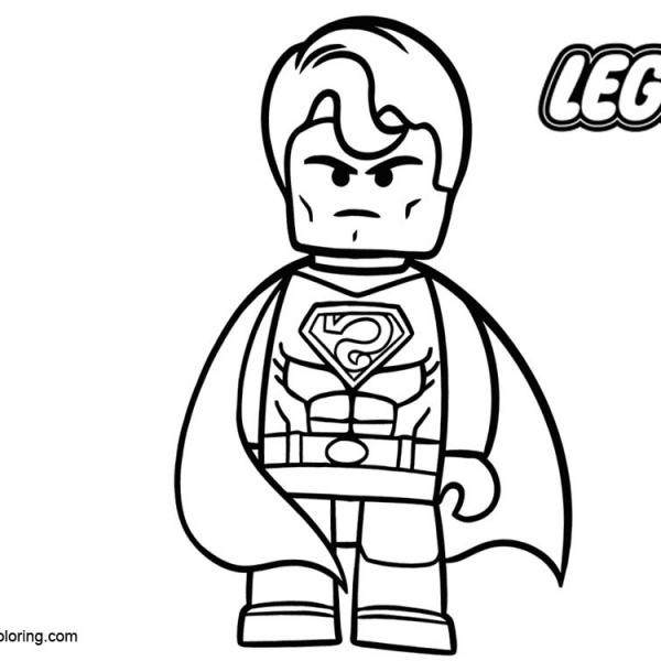 lego superhero drawing