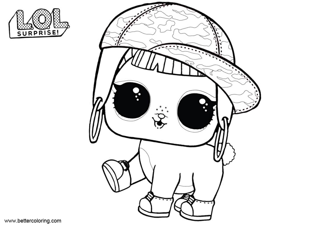 LOL Pets Coloring Pages Bunny Hun - Free Printable Coloring Pages