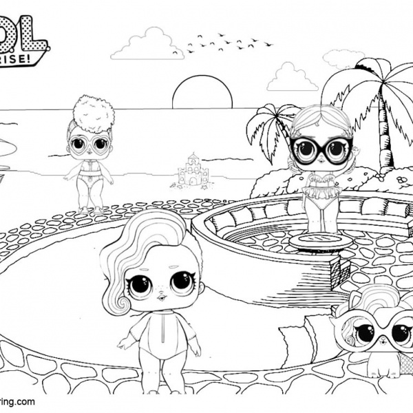 LOL Pets Coloring Pages Heart Barker - Free Printable Coloring Pages