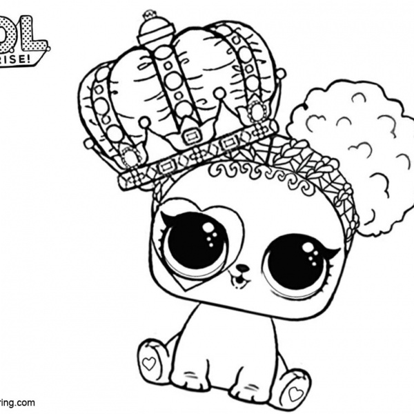 LOL Pets Coloring Pages M C Hammy - Free Printable Coloring Pages